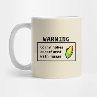 Warning! - Corny Jokes Associated Mug